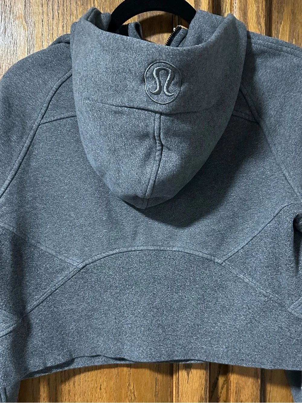 lululemon athletica scuba half-zip hoodie charcoal gray XS/S